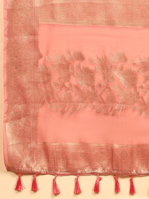 Multicolor Cotton Blend Digital Print Floral Saree with Unstitched Blouse - Hiral Fashion | Swadesiicart