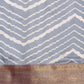 Gray Silk Blend Digital Print Striped Saree with Unstitched Blouse - Hiral Fashion | Swadesiicart