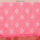 Pink Silk Blend Digital Print Striped Saree with Unstitched Blouse - Hiral Fashion | Swadesiicart