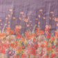 Hiral Fashion Lavender Kota Doria Tissue Silk Floral Digital Print Saree | Swadesiicart