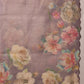 Hiral Fashion Lavender Kota Doria Tissue Silk Floral Digital Print Saree | Swadesiicart