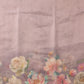 Hiral Fashion Lavender Kota Doria Tissue Silk Floral Digital Print Saree | Swadesiicart