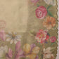Hiral Fashion Olive Kota Doria Tissue Silk Floral Digital Print Saree | Swadesiicart