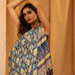 White Silk Blend Woven Zari Design Ethnic Motifs Saree with Unstitched Blouse - Hiral Fashion | Swadesiicart