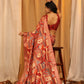 Cream Silk Blend Woven Zari Design Ethnic Motifs Saree with Unstitched Blouse - Hiral Fashion | Swadesiicart
