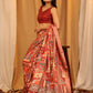 Cream Silk Blend Woven Zari Design Ethnic Motifs Saree with Unstitched Blouse - Hiral Fashion | Swadesiicart