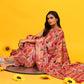 Green Silk Blend Woven Zari Design Paisley Saree with Unstitched Blouse - Hiral Fashion | Swadesiicart