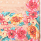Peach Cotton Blend Digital Print Floral Saree with Unstitched Blouse - Hiral Fashion | Swadesiicart