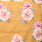 Beige Cotton Blend Digital Print Floral Saree with Unstitched Blouse - Hiral Fashion | Swadesiicart