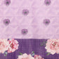 Lavender Cotton Blend Digital Print Floral Saree with Unstitched Blouse - Hiral Fashion | Swadesiicart