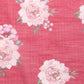 Pink Cotton Blend Digital Print Floral Saree with Unstitched Blouse - Hiral Fashion | Swadesiicart