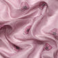 Pink Cotton Blend Digital Print Floral Saree with Unstitched Blouse - Hiral Fashion | Swadesiicart