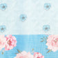 Turquoise Cotton Blend Digital Print Floral Saree with Unstitched Blouse - Hiral Fashion | Swadesiicart