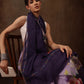 Lavender Cotton Blend Digital Print Floral Saree with Unstitched Blouse - Hiral Fashion | Swadesiicart