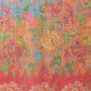 Hiral Fashion Blue Banarasi Silk Cotton Floral Digital Print Saree | Swadesiicart