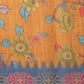 Hiral Fashion Mustard Banarasi Silk Cotton Floral Digital Print Saree | Swadesiicart