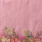 Hiral Fashion Pink Banarasi Silk Cotton Floral Digital Print Saree | Swadesiicart