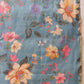Hiral Fashion Blue Banarasi Cotton Silk Floral Digital Printed Saree | Swadesiicart