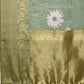 Green Munga Silk Digital Print Floral Saree with Unstitched Blouse - Hiral Fashion | Swadesiicart