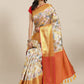 Multicolor Art Silk Digital Print Floral Saree with Unstitched Blouse - Hiral Fashion | Swadesiicart