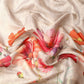 Gray Tissue Silk Digital Print Floral Saree with Unstitched Blouse - Hiral Fashion | Swadesiicart