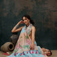 Blue Cotton Blend Digital Print Animal Print Saree with Unstitched Blouse - Hiral Fashion | Swadesiicart