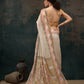 Green Cotton Blend Digital Print Animal Print Saree with Unstitched Blouse - Hiral Fashion | Swadesiicart