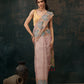 Lavender Cotton Blend Digital Print Animal Print Saree with Unstitched Blouse - Hiral Fashion | Swadesiicart
