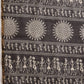 Hiral Fashion Black Chanderi Cotton Blend Abstract Digital Printed Saree | Swadesiicart