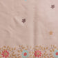 Hiral Fashion Peach Chanderi Cotton Blend Floral Digital Printed Saree | Swadesiicart