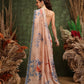 Hiral Fashion Beige Chanderi Cotton Blend Floral Digital Printed Saree | Swadesiicart