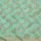 Turquoise Cotton Woven Zari Design Floral Saree with Unstitched Blouse - Hiral Fashion | Swadesiicart