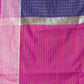 Hiral Fashion Blue Banarasi Soft Silk Checks Zari Woven Saree | Swadesiicart
