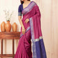Hiral Fashion Pink Banarasi Soft Silk Checks Zari Woven Saree | Swadesiicart