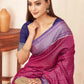 Hiral Fashion Pink Banarasi Soft Silk Checks Zari Woven Saree | Swadesiicart
