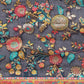 Navy Blue Cotton Blend Woven Thread Floral Saree with Unstitched Blouse - Hiral Fashion | Swadesiicart
