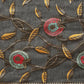 Black Cotton Blend Woven Thread Floral Saree with Unstitched Blouse - Hiral Fashion | Swadesiicart