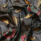 Black Cotton Blend Woven Thread Floral Saree with Unstitched Blouse - Hiral Fashion | Swadesiicart