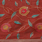 Red Cotton Blend Woven Thread Floral Saree with Unstitched Blouse - Hiral Fashion | Swadesiicart