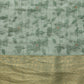 Green Kota Doria Embroidered Floral Saree with Unstitched Blouse - Hiral Fashion | Swadesiicart