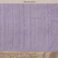 Lavender Kota Doria Embroidered Floral Saree with Unstitched Blouse - Hiral Fashion | Swadesiicart