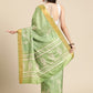 Green Silk Blend Digital Print Floral Saree with Unstitched Blouse - Hiral Fashion | Swadesiicart
