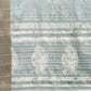 Gray Silk Blend Digital Print Floral Saree with Unstitched Blouse - Hiral Fashion | Swadesiicart