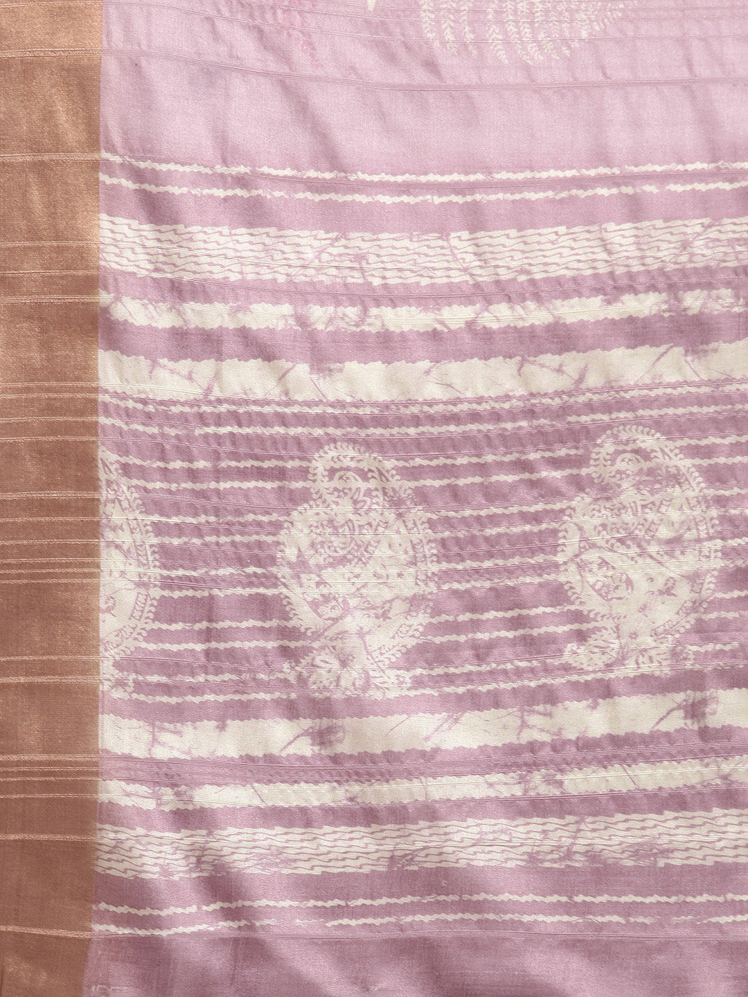 Purple Silk Blend Digital Print Floral Saree with Unstitched Blouse - Hiral Fashion | Swadesiicart