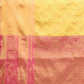 Hiral Fashion Yellow Banarasi Art Silk Floral Woven Design Saree | Swadesiicart
