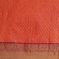 Red Pure Silk Woven Zari Design Polka Dots Saree with Unstitched Blouse - Hiral Fashion | Swadesiicart