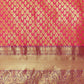 Pink Brocade Woven Zari Design Paisely Saree with Unstitched Blouse - Hiral Fashion | Swadesiicart