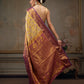Mustard Pure Silk Woven Zari Design Floral Saree with Unstitched Blouse - Hiral Fashion | Swadesiicart