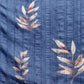 Blue Silk Blend Digital Print Floral Saree with Unstitched Blouse - Hiral Fashion | Swadesiicart