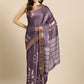 Lavender Silk Blend Digital Print Floral Saree with Unstitched Blouse - Hiral Fashion | Swadesiicart